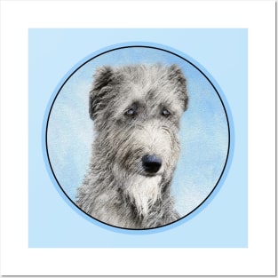 Scottish Deerhound Painting - Cute Original Dog Art Posters and Art